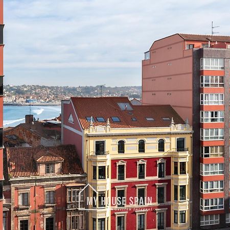 Myhousespain - Radiante Piso Junto A La Playa Gijón Esterno foto