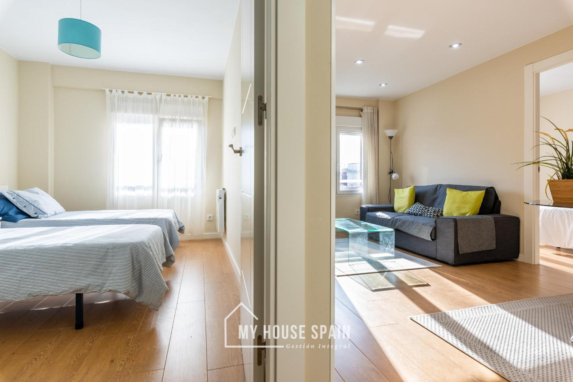Myhousespain - Radiante Piso Junto A La Playa Gijón Esterno foto